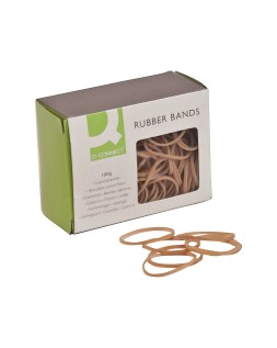 Gomillas elasticas q-connect 100 gr numero 6 60 x 2 mm