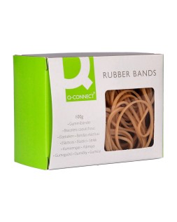 Gomillas elasticas q-connect 100 gr numero 6 60 x 2 mm