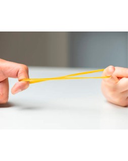 Gomillas elasticas q-connect 100 gr numero 6 60 x 2 mm