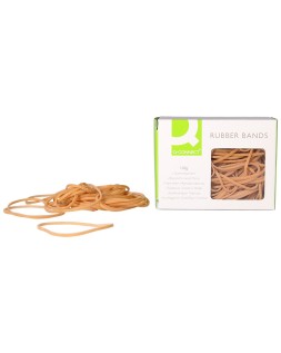 Gomillas elasticas q-connect 100 gr numero 8 80 x 2 mm