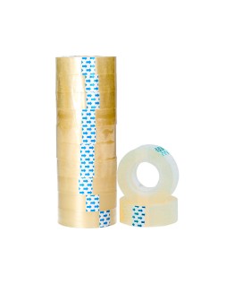 Cinta adhesiva q-connect transparente 33 m x 12 mm
