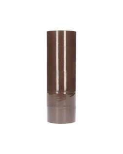 Cinta adhesiva q-connect polipropileno havana 66 m x 50 mm para embalaje