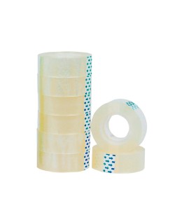 Cinta adhesiva q-connect transparente 33 m x 15 mm