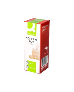 Cinta adhesiva q-connect transparente 33 m x 15 mm