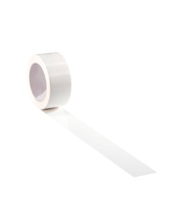 Cinta adhesiva q-connect polipropileno blanca 66 m x 50 mm para embalaje