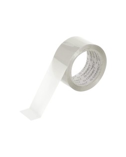 Cinta adhesiva q-connect polipropileno transparente 66 m x 50 mm para embalaje bajo ruido