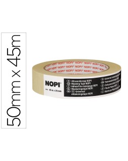 Cinta adhesiva tesa para pintar nopi 45 m x 50 mm