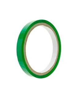 Cinta adhesiva q-connect 66 m x 9 mm verde para cerrar bolsas
