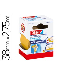 Cinta doble cara tesa film manualidades 2,75 m x 38 mm
