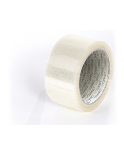 Cinta adhesiva q-connect polipropileno transparente 66 m x 75 mm para embalaje