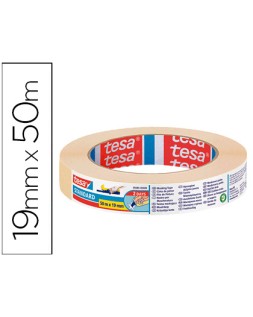 Cinta adhesiva tesa para pintor 50 m x 19 mm