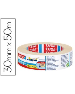 Cinta adhesiva tesa para pintor 50 m x 30 mm