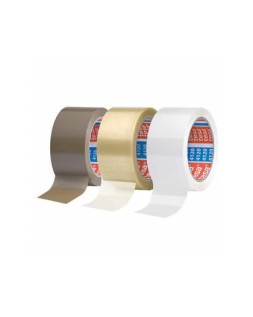 Cinta adhesiva tesa polipropileno blanca 132 m x 50 mm para embalaje