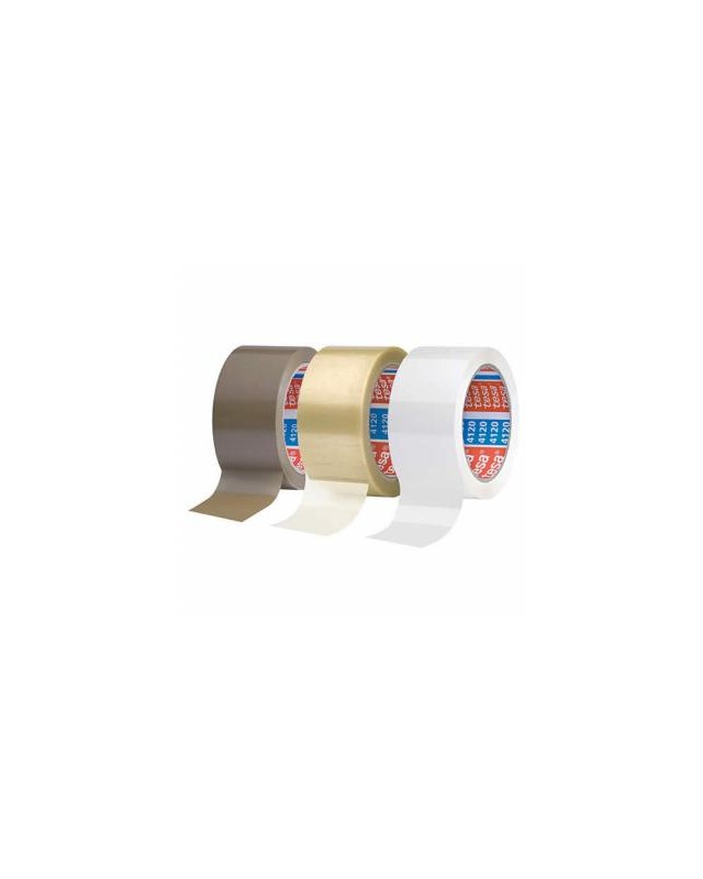 Cinta adhesiva tesa polipropileno blanca 132 m x 50 mm para embalaje