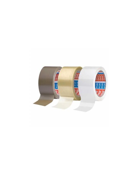 Cinta adhesiva tesa polipropileno blanca 132 m x 50 mm para embalaje