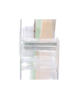 Cinta adhesiva q-connect doble cara 10 m x 12 mm en portarrollos
