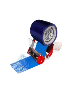 Cinta seguridad q-connect precinto postal azul 35 m x 33 mm
