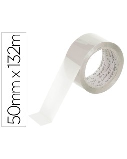 Cinta adhesiva q-connect polipropileno transparente 132 m x 50 mm para embalaje