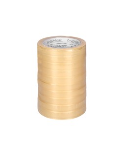Cinta adhesiva q-connect transparente 66 m x 15 mm