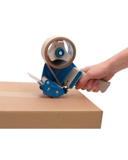 Cinta adhesiva q-connect kraft reforzado 50 m x 50 mm para embalaje