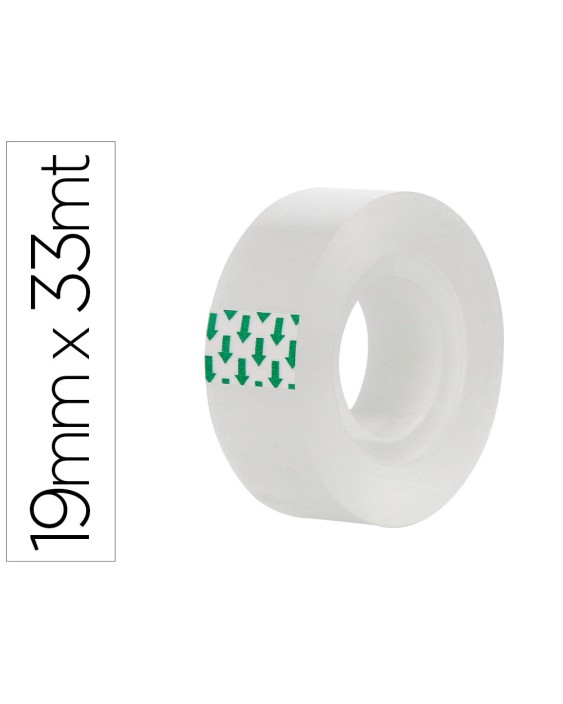 Cinta adhesiva greening transparente 33 m x 19 mm