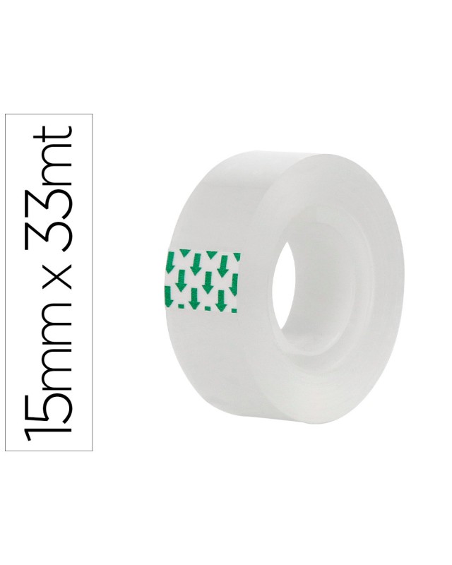 Cinta adhesiva greening transparente 33 m x 15 mm