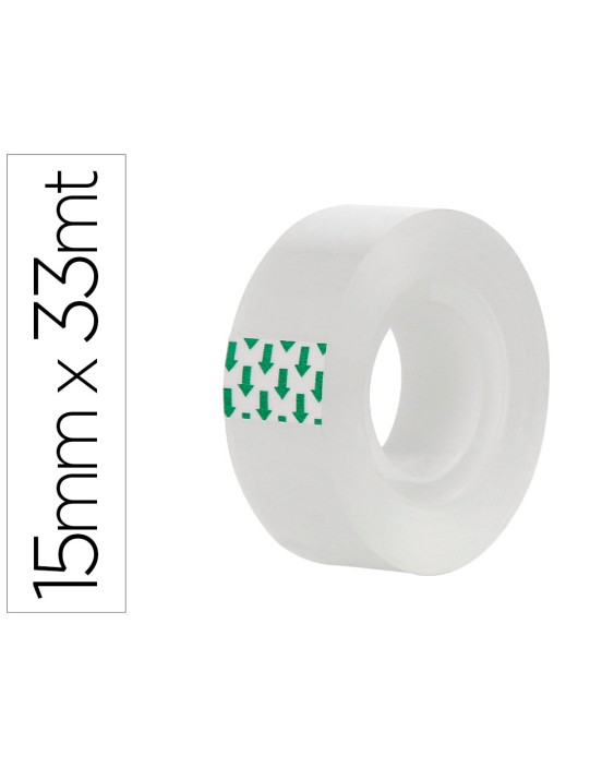 Cinta adhesiva greening transparente 33 m x 15 mm