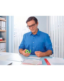 Miniportarrollo q-connect para cinta de 33 m x 19 mm