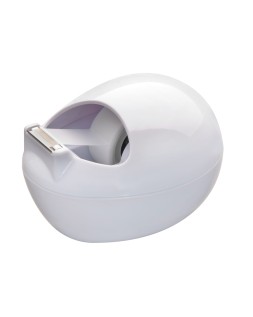 Portarrollo sobremesa scotch color blanco c-36 karim de 7,5 m x 19 mm incluye rollo de cinta adhesiva magic