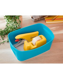 Portarrollo sobremesa leitz cosy plastico para cintas 33 m color amarillo