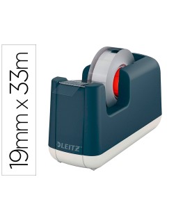 Portarrollo sobremesa leitz cosy plastico para cintas 33 m color gris