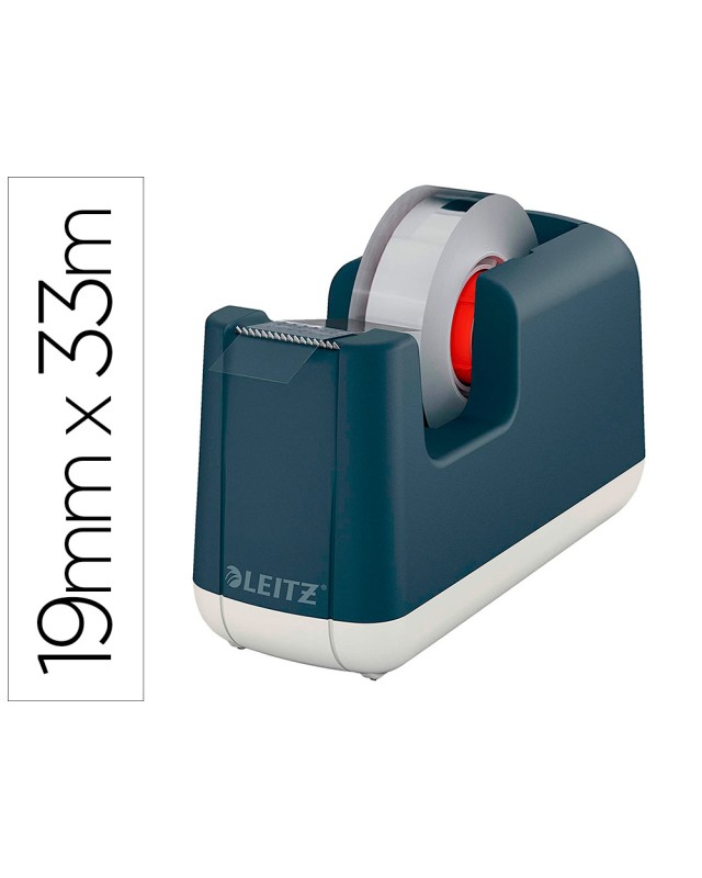 Portarrollo sobremesa leitz cosy plastico para cintas 33 m color gris