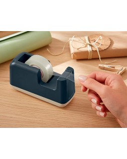 Portarrollo sobremesa leitz cosy plastico para cintas 33 m color gris