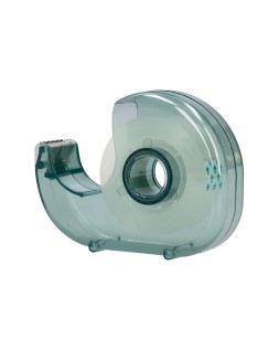 Miniportarrollo liderpapel ecouse 100% plastico reciclado para cinta de 33 m x 19 mm