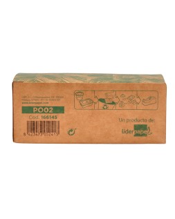 Portarrollo sobremesa liderpapel ecouse 100% plastico reciclado para cinta de 33 m color verde