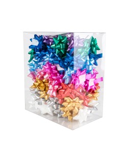 Lazo fantasia liderpapel 15 mm caja de 100 unidades colores surtidos