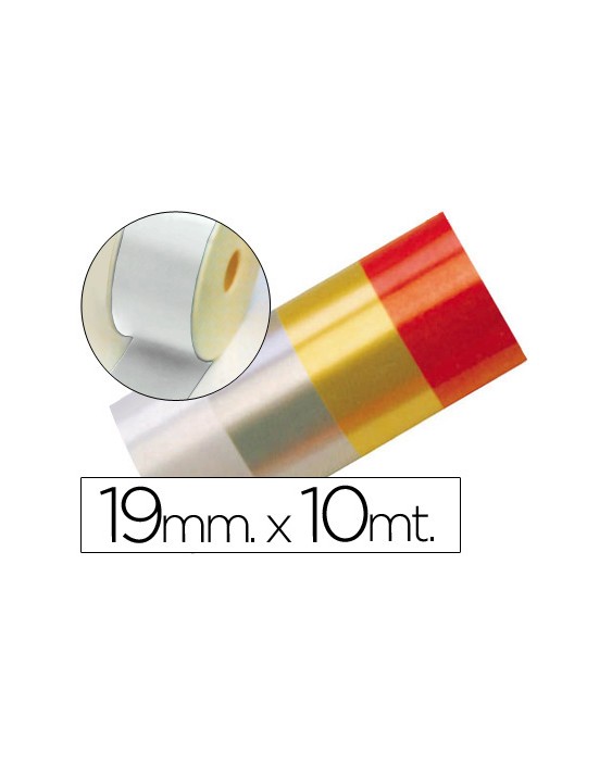 Cinta fantasia 10 m x 19 mm blanco