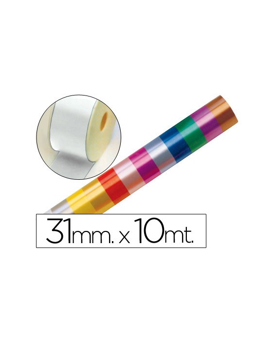 Cinta fantasia 10 m x 31 mm blanco