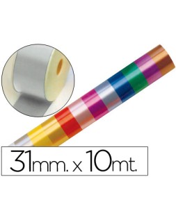 Cinta fantasia 10 m x 31 mm plata