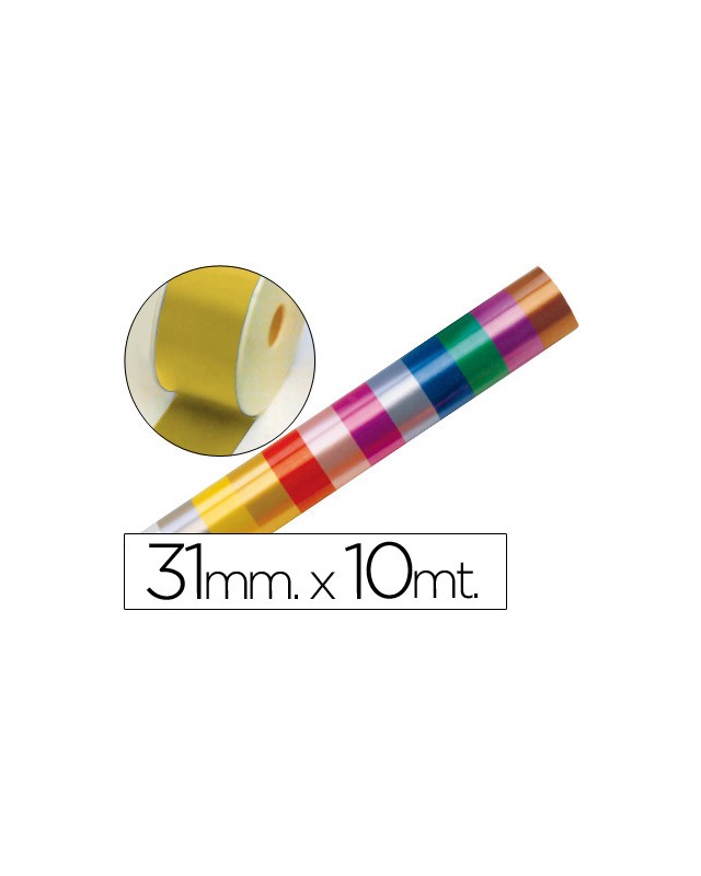 Cinta fantasia 10 m x 31 mm oro