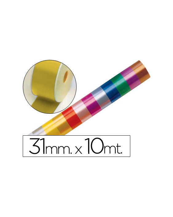 Cinta fantasia 10 m x 31 mm oro