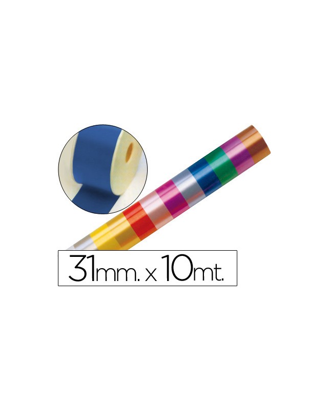 Cinta fantasia 10 m x 31 mm azul