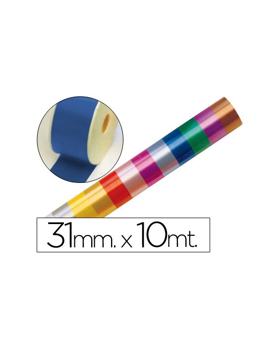 Cinta fantasia 10 m x 31 mm azul