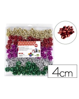 Lazos liderpapel fantasia pequeños metalizados colores surtidos