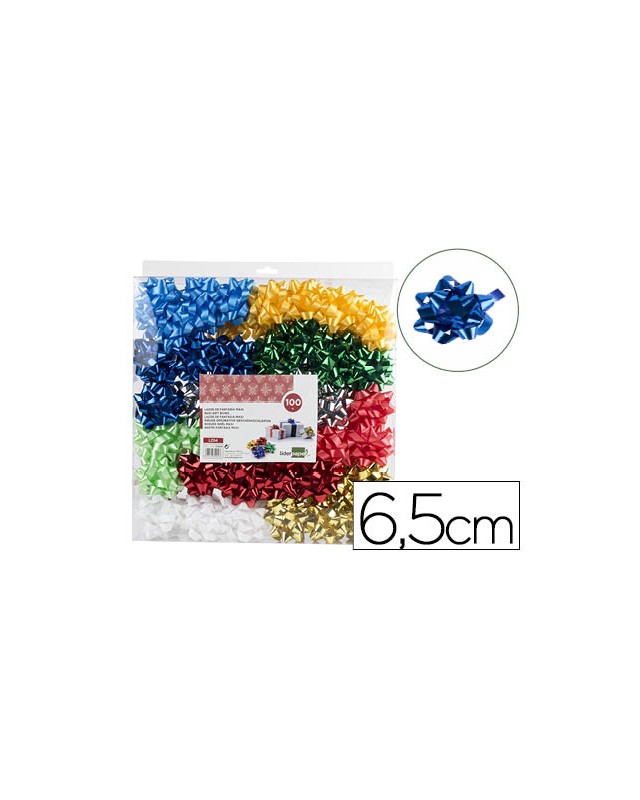Lazo liderpapel fantasia maxi metalizado colores surtidos