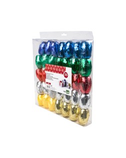 Cinta fantasia liderpapel barrilete 5 mm x 20 m colores metalizados surtidos