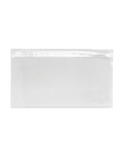 Sobre autoadhesivo q-connect portadocumentos 225x122 mm ventana transparente paquete de 100 unidades