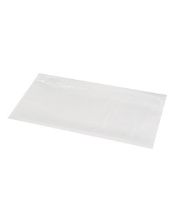Sobre autoadhesivo q-connect portadocumentos 225x122 mm ventana transparente paquete de 100 unidades