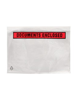 Sobre autoadhesivo q-connect portadocumentos 225x165 mm sin ventana paquete de 100 unidades