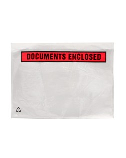 Sobre autoadhesivo q-connect portadocumentos 125x110 mm sin ventana paquete de 100 unidades